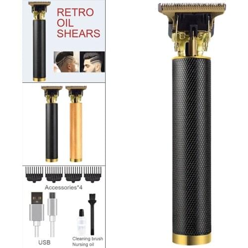 Hair Clipper Electric Hair Trimmer Machine Nonslip USB Rechargeable Shaving Machine for Barber Hair Cutting Styling Tool