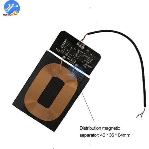 New Qi Wireless Charging Standard Universal Wireless Charger PCBA Circuit Board With Coil DIY QI Wireless Receiver