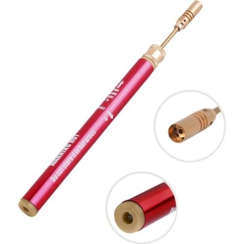 Portable Welding Torch Gun Gas Blow Tool Mini Soldering Iron Cordless Welding Pen Burner For Melting/Hot Cutting BBQ Tools