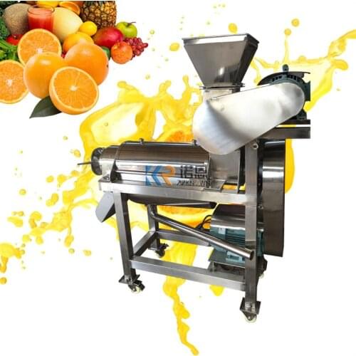 1.5t/h Industrial Fruit Vegetable Slow Juicer Crusher Extractor Machine Mango Apple Lemon Juicers Automatic Orange Squeezer