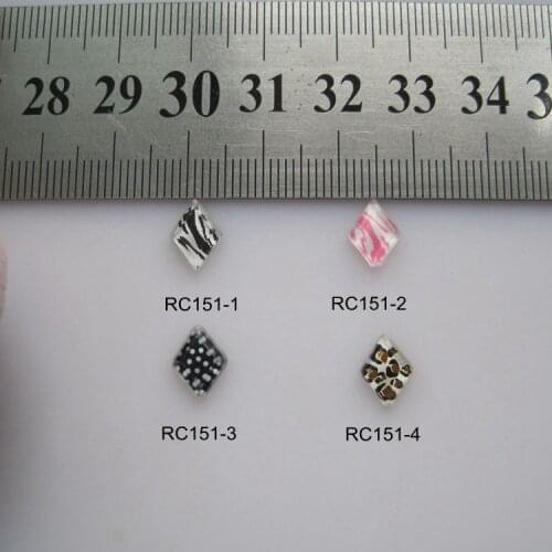 RC151 30pcs/bag Prints Diamond Deco Resin Cartoon Deco Nail Art Decoration Nail DIY Deco