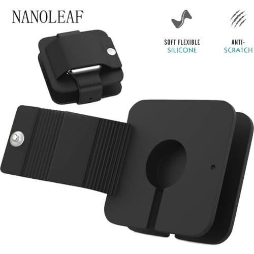 Silicone Bag for Apple Watch Series 1 2 3 4 Desk Cable Holder Stand Watch Box for iWatch 38MM 42MM Dust-Proof