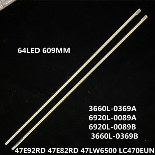 Led Strip Backlight for LG47 "V6 Edge FHD TV 47E92RD 47E82RD 47LW6500 LC470EUN 3660L-0369A 6920L-0089A 6920L-0089B 3660L-0369B