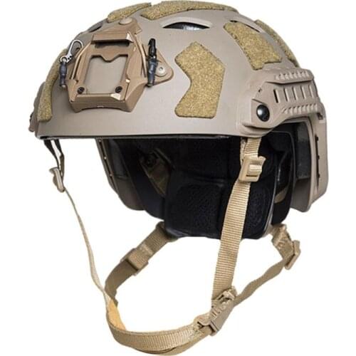 Tactical Helmets FAST SF Helmet TAN / FG / DE /RG Breathable Design for Airsoft Skirmish Hunting & Military Training Protective