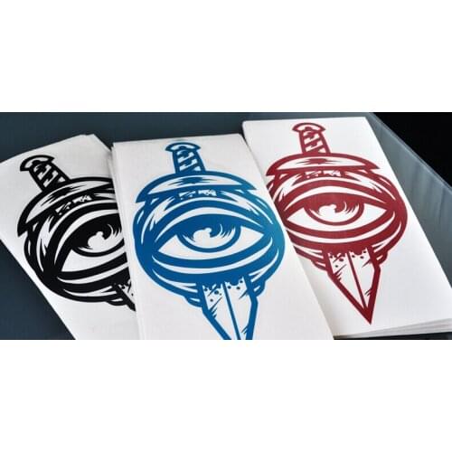 UV Resistant Die Cut Decal Weatherproof Vinyl Custom Logo Car Sticker manufacturers ---PX7015