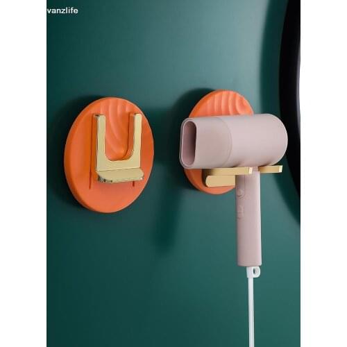 Vanzlife Hair dryer receive a home free of holing folding receive shelf bathroom supplies of blow hair-dryer