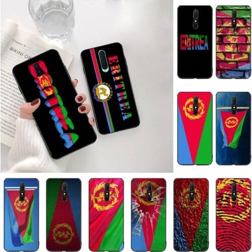 YJZFDYRM Eritrea National Flag Soft black Phone Case For Oppo A5 A9 2020 Reno2 z Renoace 3pro Realme5Pro
