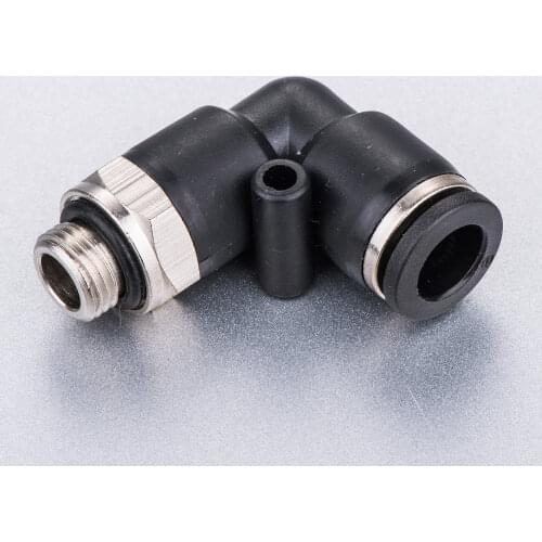 PL-G 1/8'' 1/4'' 3/8'' 1/2" Male Elbow BSPP Thread-4 6 8 10 12mm air tube Pneumatic fittings quick push in connector