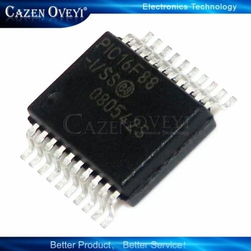 1piece PIC16F88-I/SS PIC16F88-E-SS PIC16F88-I PIC16F88 SSOP-20 In Stock
