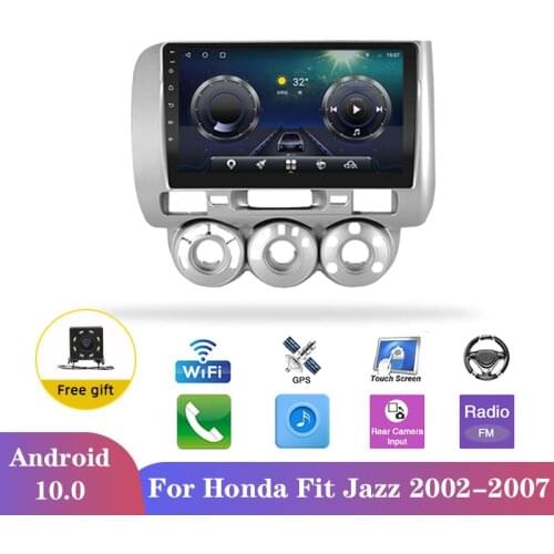 9 Inch HD Touch Screen Car Stereo Radio WiFi Bluetooth GPS Android Navigation Multimedia Player For 2004-2007 Honda Fit