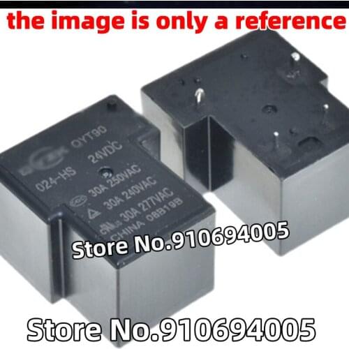 5PCS QYT90-005-HS QYT90-012-HS QYT90-024-HS QYT90-005/012/024-HS 30A high current 4-foot T90 relay