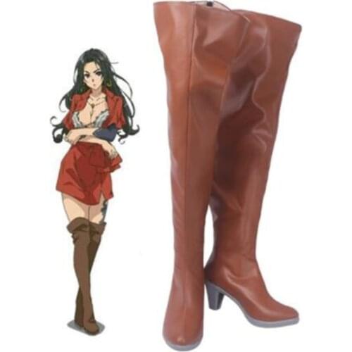 Violet Evergarden Cattleya Baudelaire Cosplay Costume Boots Shoes Halloween Party Custom Made for Adult Women Shoes Accessories