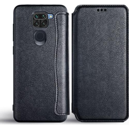Phone Case For Xiaomi Redmi Note 9 funda Business Pu Leather No Magnet Flip Cover With Card Slot For Xiaomi Redmi Note 9 Case