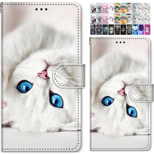 Cute Painted Flip Phone Bags For Case Samsung Galaxy J5 2016 2017 J7 Pro J4 Core J6 Plus J8 2018 J710 J510 J530 J120 Capa O08F