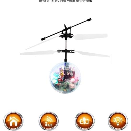 Electric RC Flying Ball Luminous Kids Flight Balls Infrared Induction Aircraft Remote Control Toys Flash LED Light Plane Toys