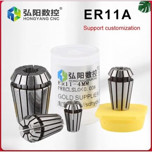 ER11A Spring Collet High Precision Milling Chuck,for CNC milling tool holder Engraving machine spindle motor
