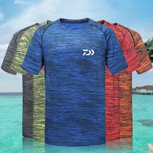 T Shirt Sportswear Summer Outdoor Breathable Fishing Clothing Short Sleeve Quick Dry Clothes Camouflage Fishing T Shirt