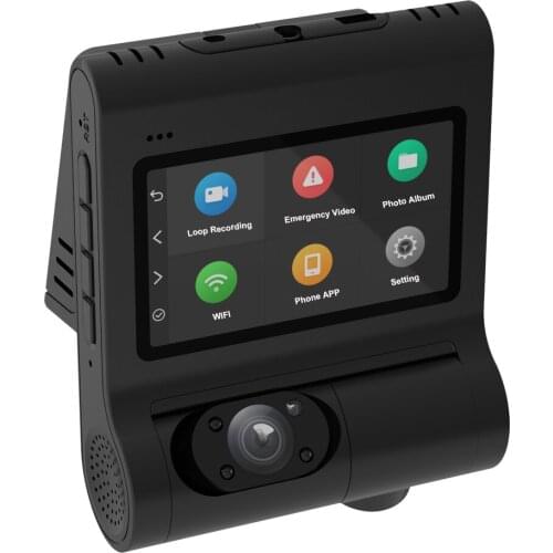 HD 1080P DVR Dual Cameras Driver Fatigue Monitor with 4G WIFI GPS Real Timing Features Anti Sleep car