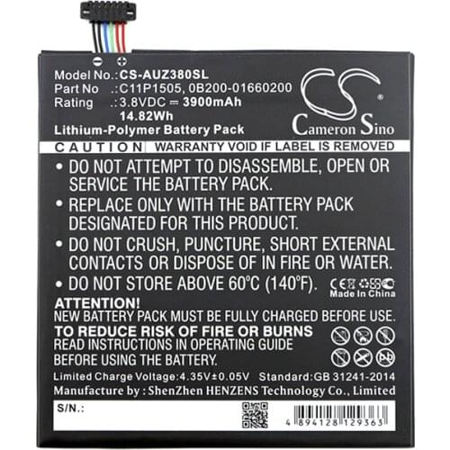 CameronSino for ASUS P022 P024 ZenPad 8.0 Z380C ZenPad 8.0 Z380CX Z380KL Z380C Z380CX Z380KL C11P1505 battery