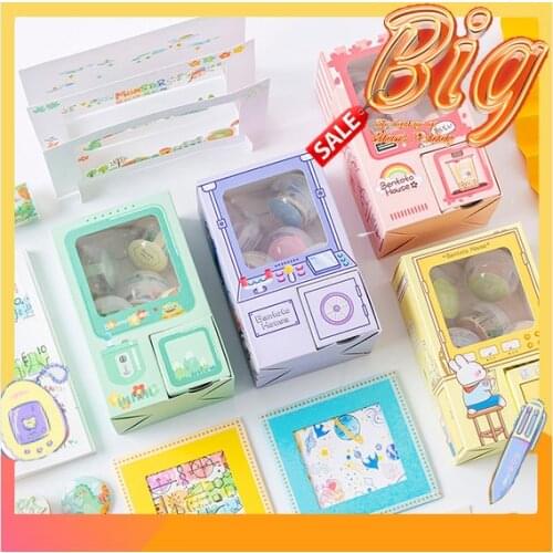 Interesting Washi Tape Set And Seal Decoration Scrapbooking Masking Tapes Stationery School Supplies Cool Gift For Surprise