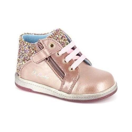 Pablosky pearly pink girls casual ankle boots