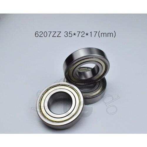6207ZZ 35*72*17(mm) 1Piece bearings ABEC-5 metal sealing bearings 6207 6207Z chrome steel deep groove bearing
