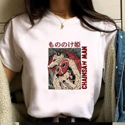 Hot Japanese Anime T Shirt Men Chainsaw Man Manga Graphic Tees Funny Cartoon Pochita Makima T-shirt Unisex Tops Tshirt Male