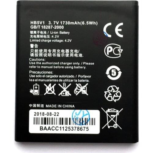 Tested High Quality HB5V1HV HB5V1 2020mAh Battery For Huawei Honor Bee Y541 Y5C Y541-U02 y560-U02