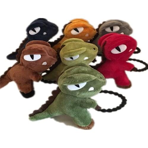 Multi, Colors , 10CM Dinosaur Stuffed Plush Doll , Gift Hair Decoration Small Toy