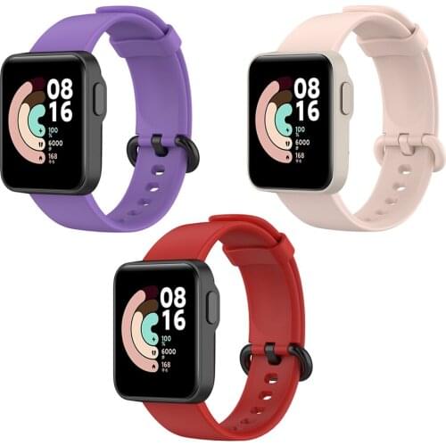 Wholesale Watchband for Xiaomi Mi Watch Lite Silicone Wristband Strap Replacement Wristband for Men Women 3pcs Cases Covers