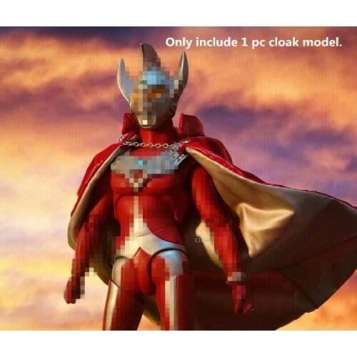 Handmade 1/12th Doll Clothes Accessories Red Cloak Model for 6" Female & Male