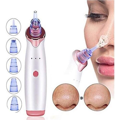 USB Charging Electric Blackhead Vacuum Cleaner Pore Vacuum Suction Comedone Acne Peeling Pore Cleansing Facial Skin Care 20#55