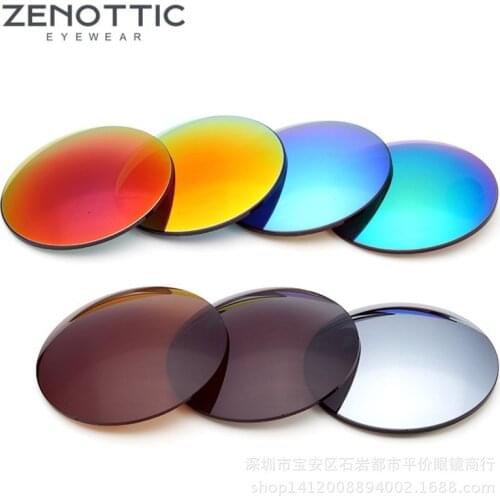 ZENOTTC CR-39 Polarized Sunglasses Prescription Optical Lenses Driving Fishing UV400 Anti-Glare Myopia Sun Glasses Lens
