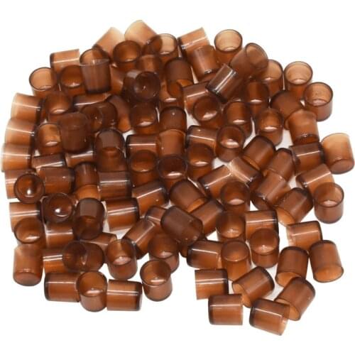 120 pcs bee queen rearing king new plastic brown color cells cages room cups cell cage cup bees tools beekeepers equipment