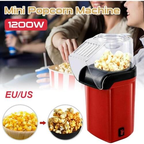 Household Healthy Hot Air Oil-Free Popcorn Maker Machine Corn Popper For Home Kitchen Mini Popcorn Maker Machine