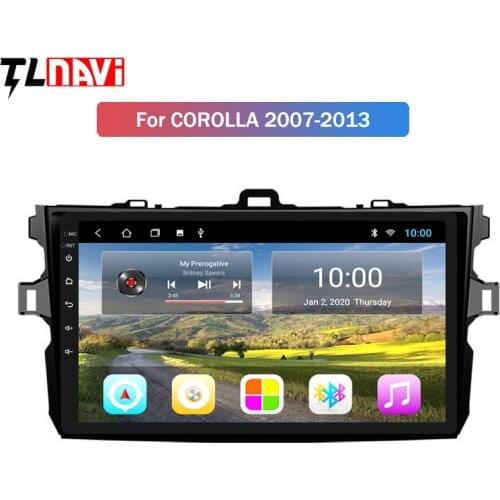 2G RAM 9 inch Android 10 car dvd GPS Navigation for toyota corolla 2007-2013 Stereo Multimedia Player