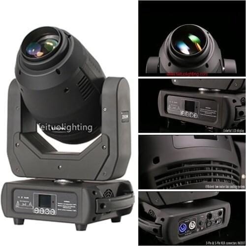 2pcs/lot Flight Case Sharpy Lyre 250w Led Moving Head Spot Light 8-Facet Prism Zoom Gobo Moible Light