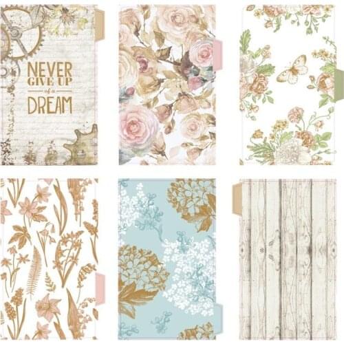 5pcs/set A5/A6 Loose Leaf Inner Page for Notebook Divider Index Separator Diary Paper Planner Binders Office Students Supplies