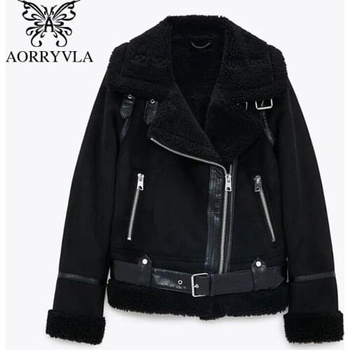 Женские длинные дубленки AORRYVLA China At AliExpress