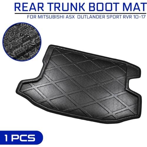 Car Floor Mat Carpet For Mitsubishi ASX Outlander Sport RVR 2010-2017 Rear Trunk Anti-mud Cover