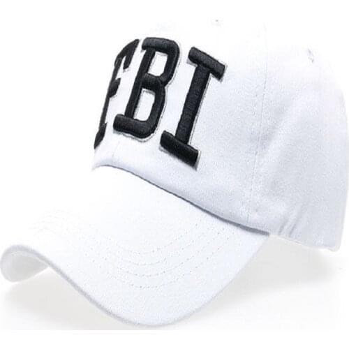 HOT Fashion FBI Cap Outdoor Hat 4 Panel Baseball Hat Brand Snapback Cap Bone FBI Snapback for Men High Quality Tactical Cap Hat