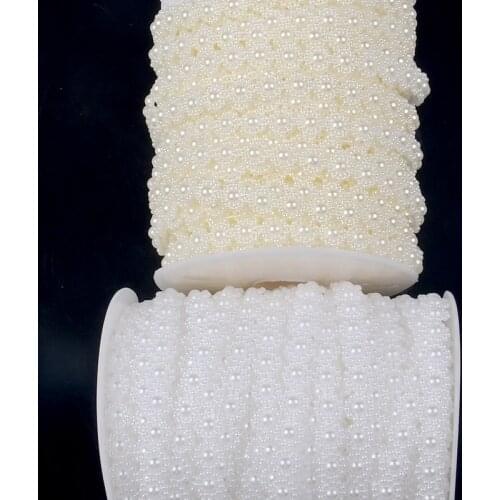 2meters Plum flower line connection strings ABS imitation pearl bead chain wholesale wedding decoration Diy material