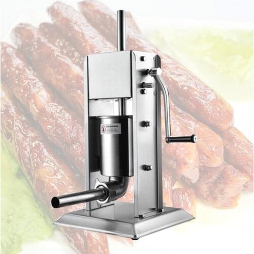 Stainless Steel Electric Enema Machine Commercial High Power Vertical Manual Meat Sausage Maker