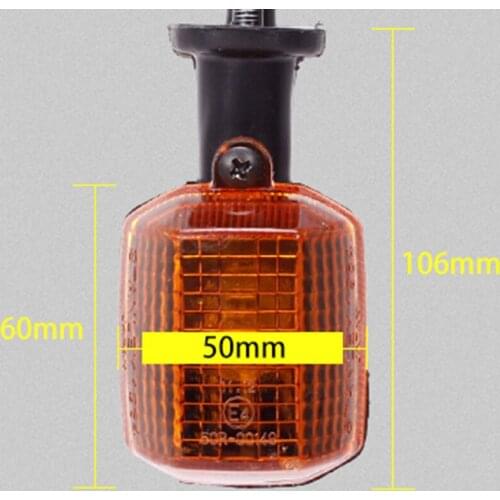 Motorcycle Turn Signal Indicator Light Turning Amber Bulb Blinker Flash Lamp for kawasaki ZXR250 ZXR400 ZRX1100 ZRX1200