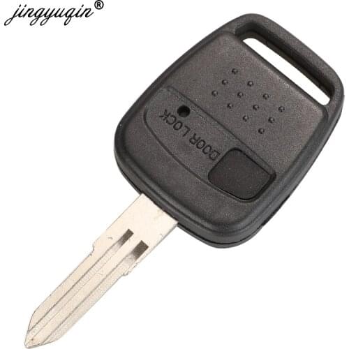 Jingyuqin 10pcs Car Fob Key Case For Nissan Bluebird Lannia X-Trail Navara Micra Almera Primera A32 Key Shell Replacement