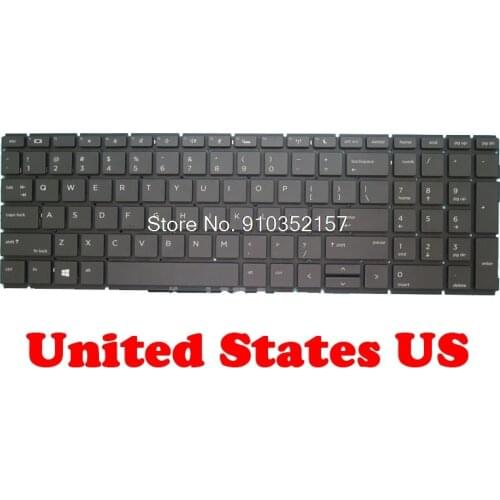 Laptop Keyboard For HP ProBook 450 G6 450 G7 455 G6 455 G7 Black Without Frame Japanese JP/United Kingdom UK/US