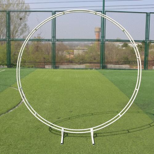 Round Wedding Arch Marriage Decoration Party Stage Decoration Metal Balloon Arch Flower Frame