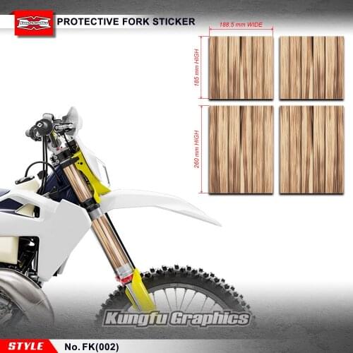 KUNGFU GRAPHICS Fork Suspension Decals Vinyl Stickers for Off-Road Dirt Bike Enduro Motocross MX Racing