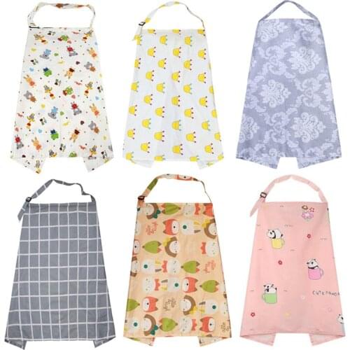 Cartoon Feeding Nursing Covers Mum Breathable Cotton Baby Feeding Shawl Adjustable Maternity Outdoor Privacy Nursing Cape Apron