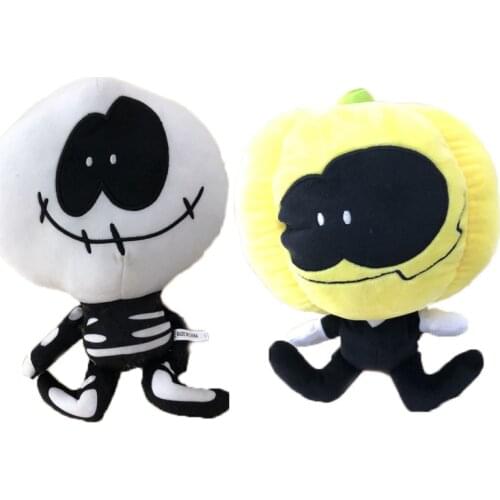 New Hot Game Friday Night Funkin Plush Toy Spooky Month Skid Pump Doll Soft Stuffed Pillow Birthday Halloween Gift For Children